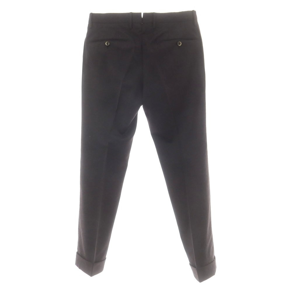 【中古】ピーティートリノ PT TORINO ストレッチウール ドレススラックスパンツ グレイッシュダークブラウン【 44 】【 状態ランクA 】【 メンズ 】