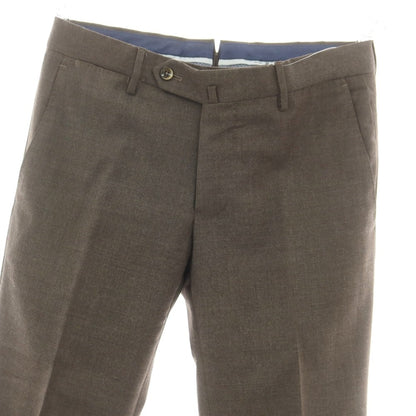【中古】ピーティートリノ PT TORINO ストレッチウール ドレススラックスパンツ グレーブラウン【 44 】【 状態ランクA 】【 メンズ 】