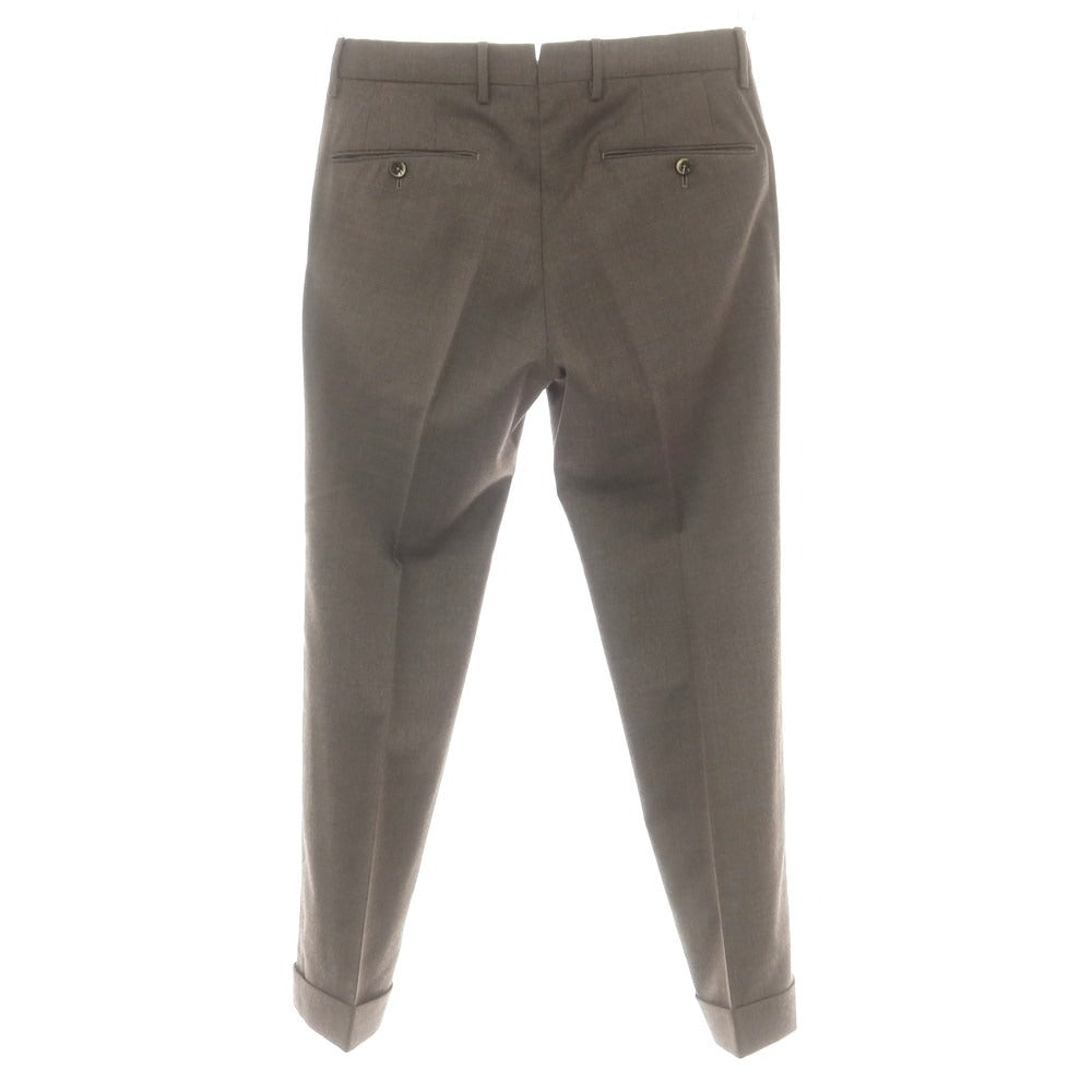 【中古】ピーティートリノ PT TORINO ストレッチウール ドレススラックスパンツ グレーブラウン【 44 】【 状態ランクA 】【 メンズ 】