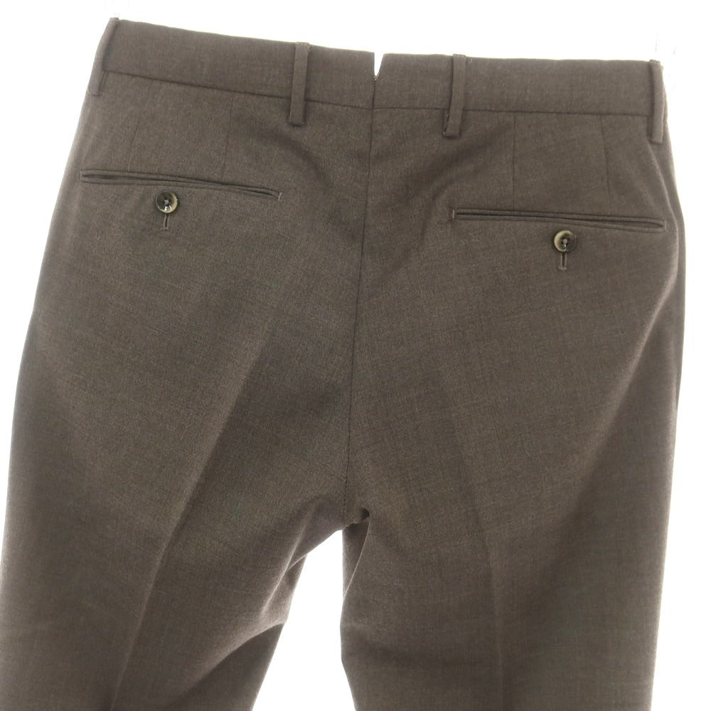 【中古】ピーティートリノ PT TORINO ストレッチウール ドレススラックスパンツ グレーブラウン【 44 】【 状態ランクA 】【 メンズ 】