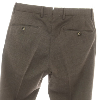 【中古】ピーティートリノ PT TORINO ストレッチウール ドレススラックスパンツ グレーブラウン【 44 】【 状態ランクA 】【 メンズ 】