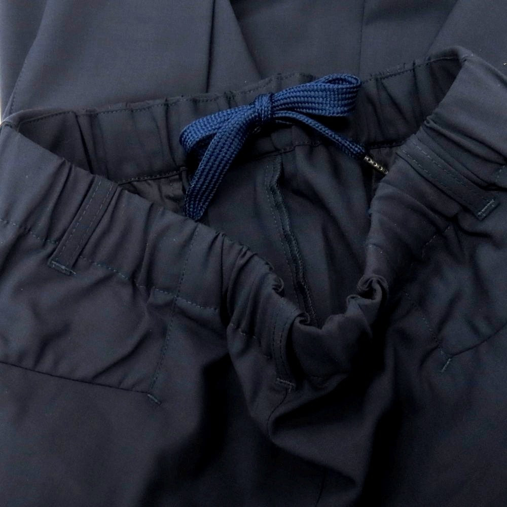 【中古】アスペジ ASPESI ストレッチ ポリエステルウール イージースラックスパンツ ネイビー【 44 】【 状態ランクB 】【 メンズ 】