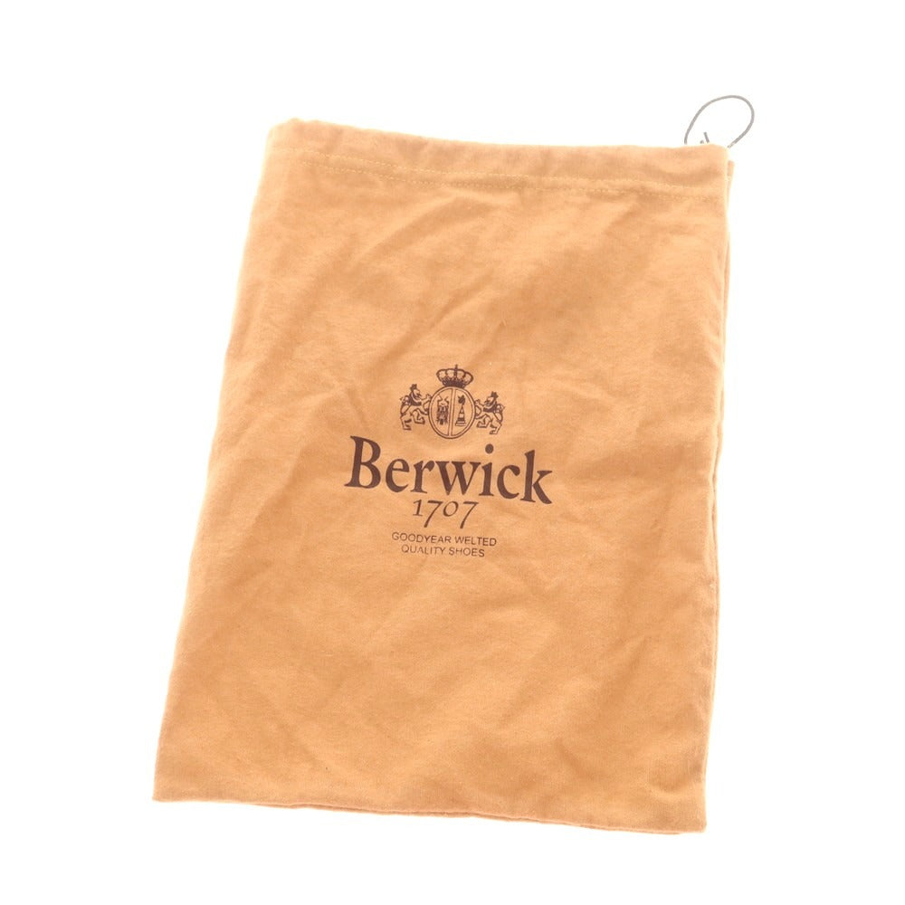 【中古】バーウィック BERWICK Uチップ ドレスシューズ ダークブラウン【サイズ6 1/2】【 状態ランクC 】【 メンズ 】 [CPD]