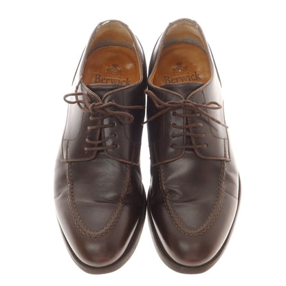 【中古】バーウィック BERWICK Uチップ ドレスシューズ ダークブラウン【 6 1/2 】【 状態ランクC 】【 メンズ 】