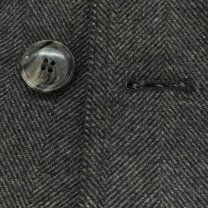 【中古】ロット L8 ウールポリエステル ポロコート グレー【 48 】【 状態ランクB 】【 メンズ 】