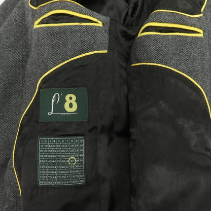 【中古】ロット L8 ウールポリエステル ポロコート グレー【 48 】【 状態ランクB 】【 メンズ 】