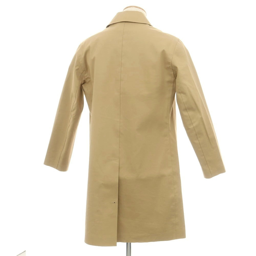 【中古】ハンコック HANCOCK ゴム引き コットン ステンカラーコート ベージュ【サイズ36】【 状態ランクB 】【 メンズ 】 [DPD]