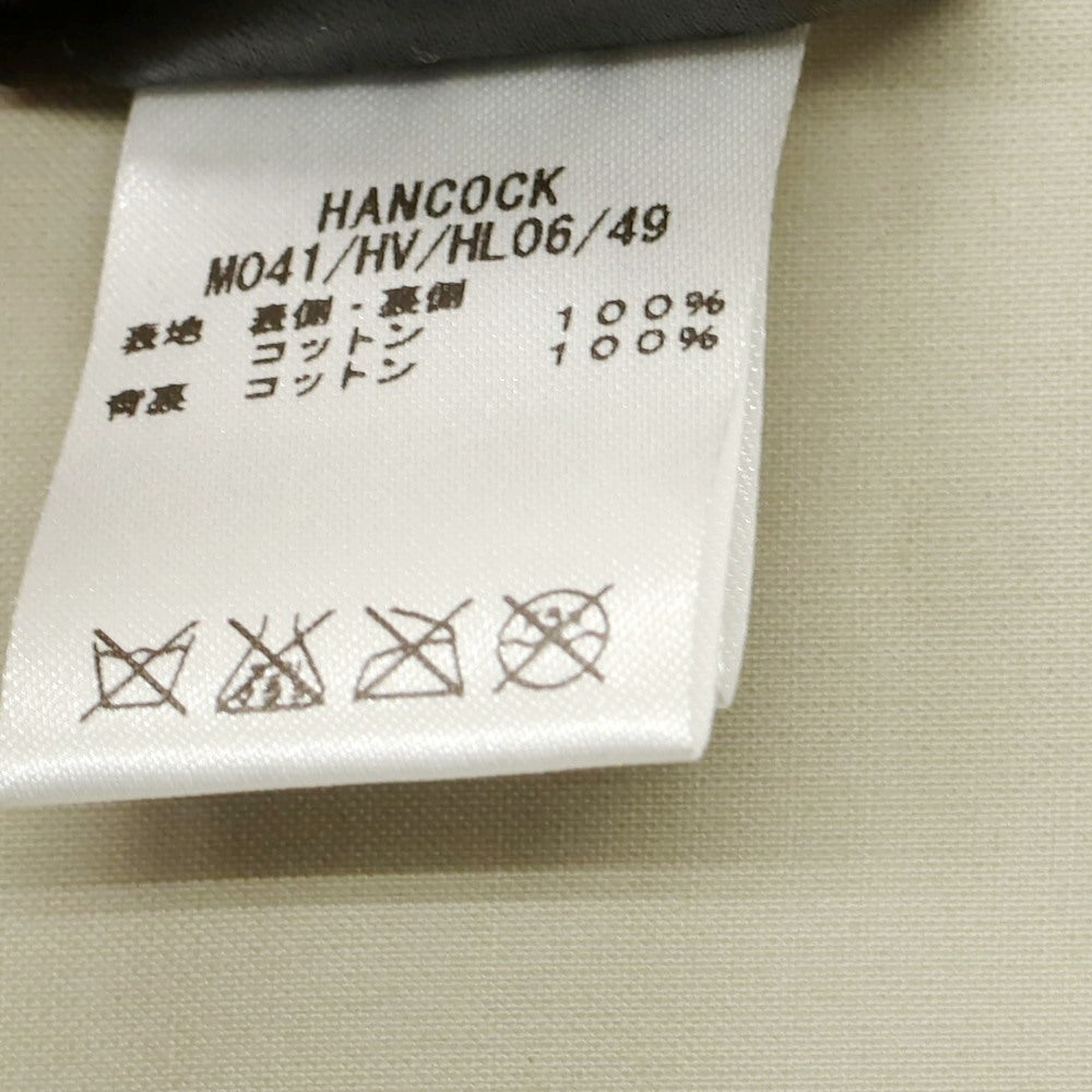 【中古】ハンコック HANCOCK ゴム引き コットン ステンカラーコート ベージュ【サイズ36】【 状態ランクB 】【 メンズ 】 [DPD]
