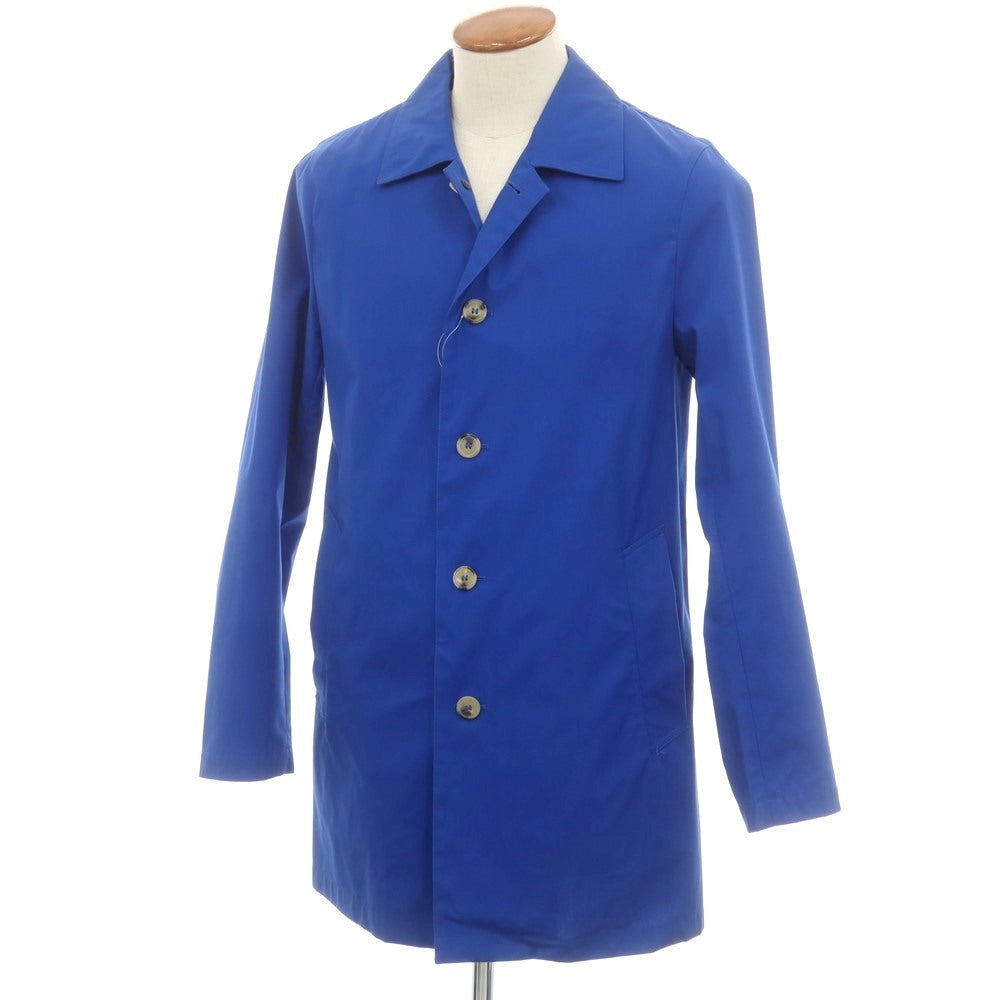 【中古】マッキントッシュ Mackintosh コットン ステンカラーコート ブルー【 38 】【 状態ランクC 】【 メンズ 】