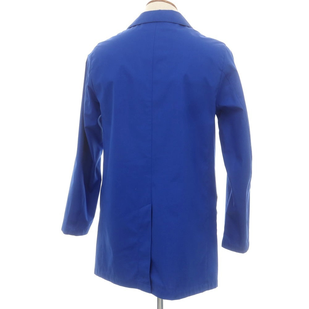 【中古】マッキントッシュ Mackintosh コットン ステンカラーコート ブルー【 38 】【 状態ランクC 】【 メンズ 】