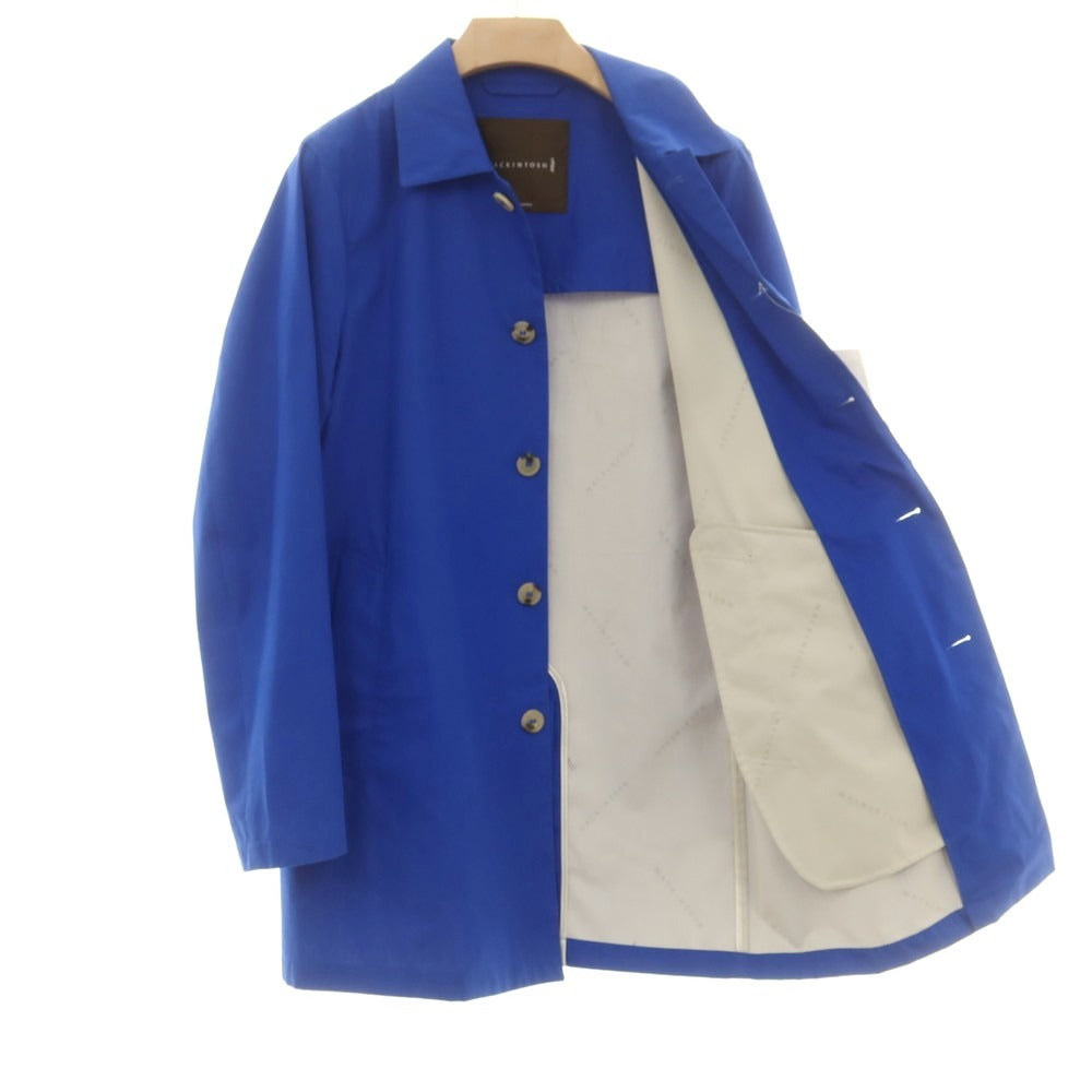 【中古】マッキントッシュ Mackintosh コットン ステンカラーコート ブルー【 38 】【 状態ランクC 】【 メンズ 】