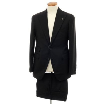 【中古】タリアトーレ TAGLIATORE Brilla per il gusto別注 ウール 2つボタンスーツ ブラック【サイズ48】【 状態ランクC 】【 メンズ 】