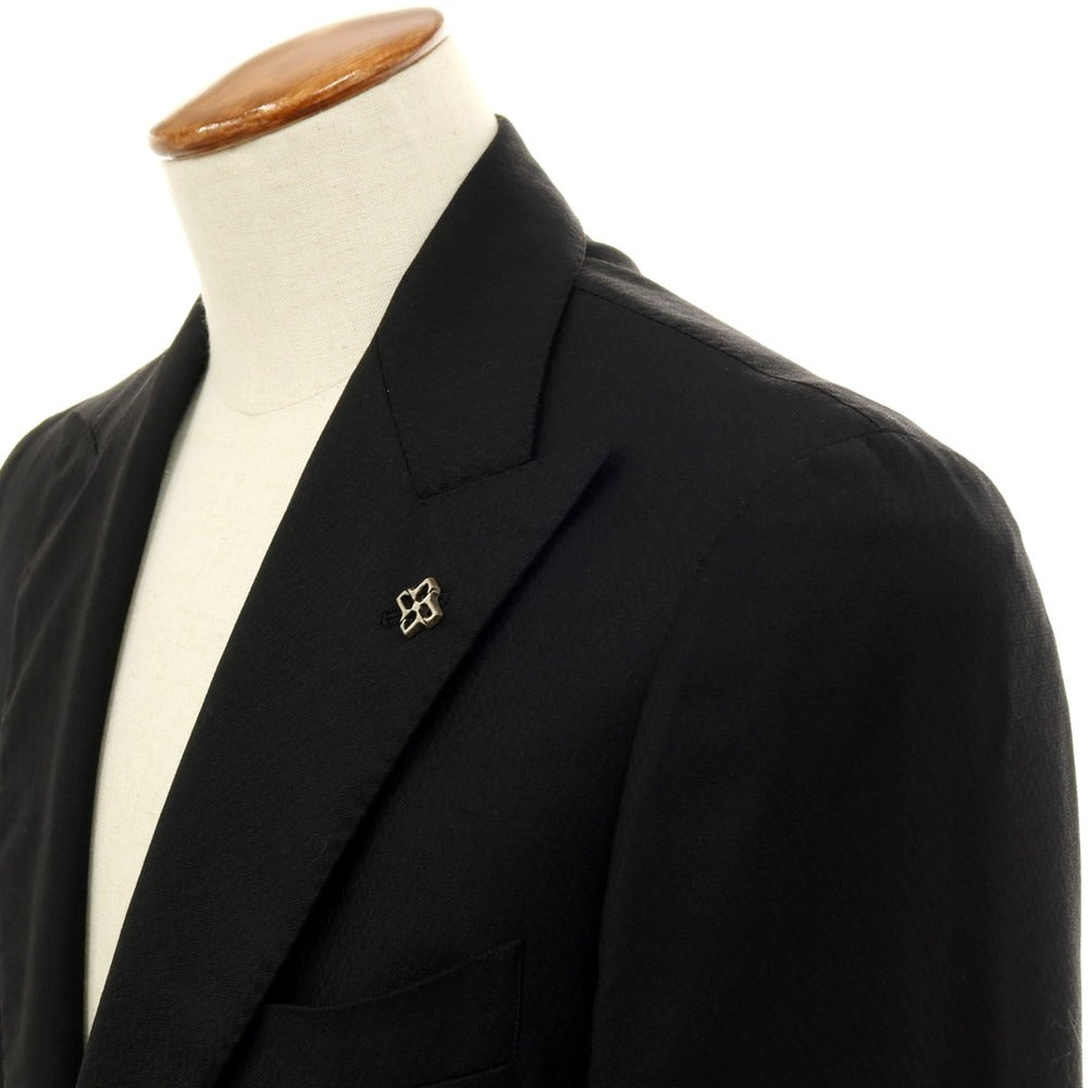 【中古】タリアトーレ TAGLIATORE Brilla per il gusto別注 ウール 2つボタンスーツ ブラック【サイズ48】【 状態ランクC 】【 メンズ 】