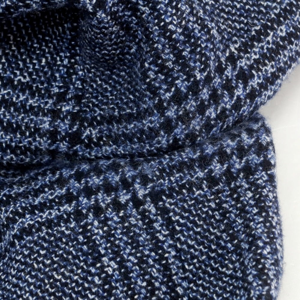 【中古】ラルディーニ LARDINI ウール チェック カジュアルジャケット ブルーxネイビー【 46 】【 状態ランクC 】【 メンズ 】