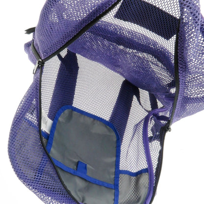 【中古】ジャンスポーツ JANSPORT メッシュポリエステル バックパック・リュック パープル【 状態ランクB 】【 メンズ 】