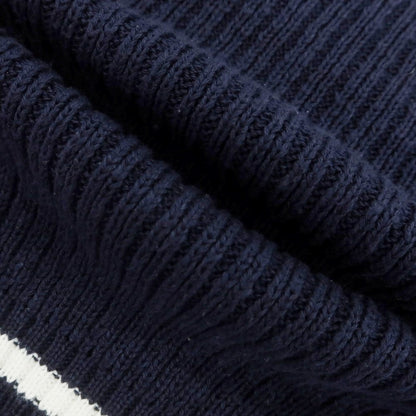 【中古】ラコステ LACOSTE コットンポリエステル Vネック プルオーバーニット ネイビー【 2 】【 状態ランクC 】【 メンズ 】