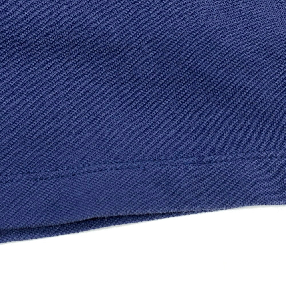 【中古】ストーンアイランド STONE ISLAND コットン 半袖ポロシャツ ネイビー【 L 】【 状態ランクC 】【 メンズ 】