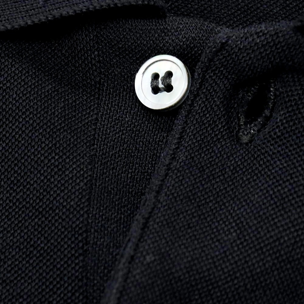 【中古】ザノーネ ZANONE アイスピケコットン 半袖ポロシャツ ブラック【 48 】【 状態ランクA 】【 メンズ 】