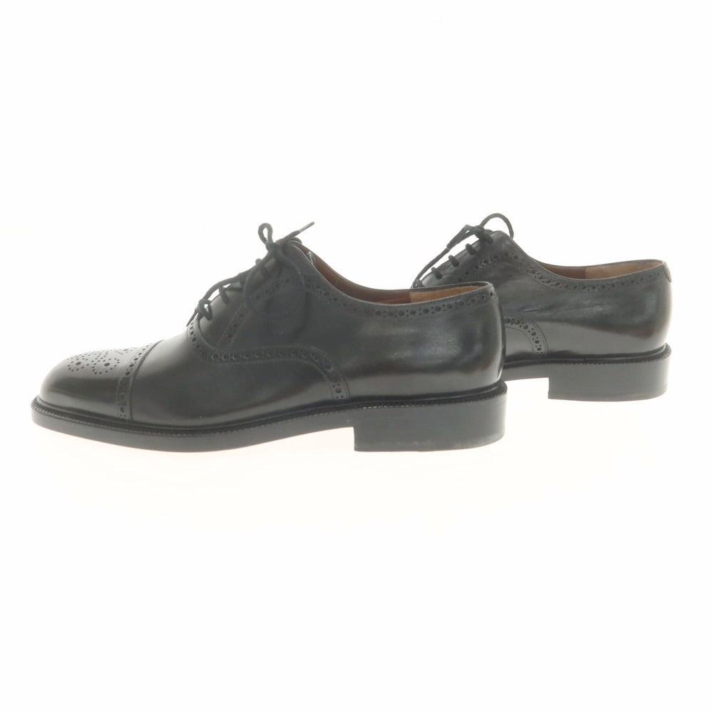 【中古】フラテッリ ロセッティ FRATELLI ROSSETTI セミブローグ ドレスシューズ ブラック【 7 】【 状態ランクA 】【 メンズ 】