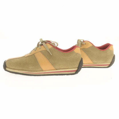 【中古】クラークス Clarks スエード スニーカー ベージュ【 US8 】【 状態ランクC 】【 メンズ 】