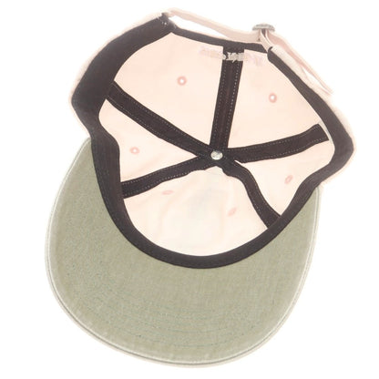 【中古】シュプリーム Supreme 2025年秋冬 Pigment Coated 2-Tone S Logo 6-Panel キャップ ライトピンクxカーキ【 ONE SIZE（58cm） 】【 状態ランクB 】【 メンズ 】