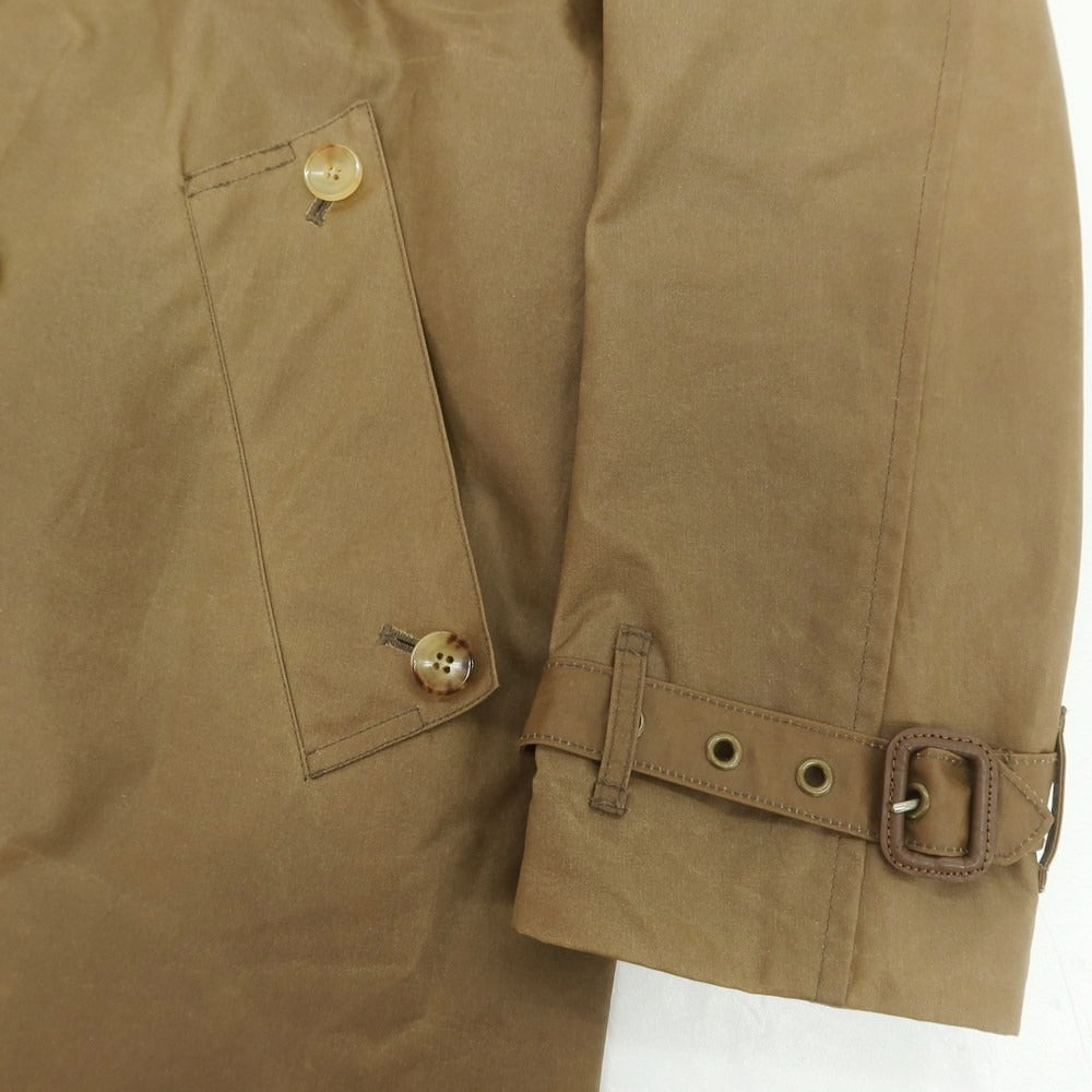 【中古】グレンフェル GRENFELL オイルドコットン トレンチコート カーキブラウン系【 38 】【 状態ランクD 】【 メンズ 】