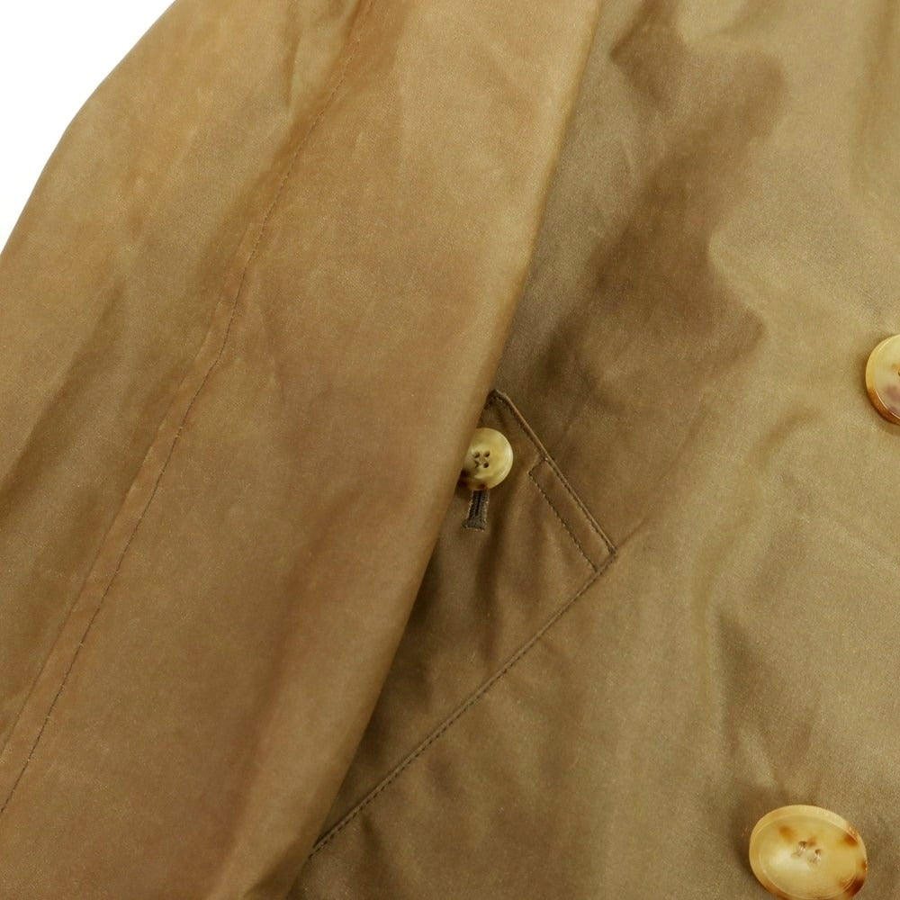 【中古】グレンフェル GRENFELL オイルドコットン トレンチコート カーキブラウン系【 38 】【 状態ランクD 】【 メンズ 】