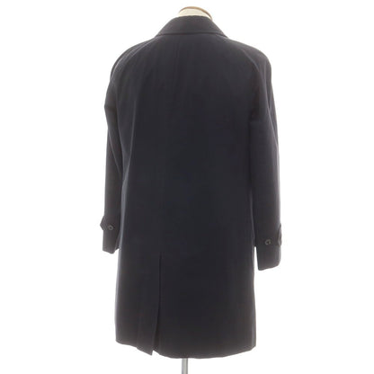 【中古】マッキントッシュ ロンドン MACKINTOSH LONDON ポリウレタンコーティングコットン ステンカラーコート ネイビー【 M 】【 状態ランクC 】【 メンズ 】
