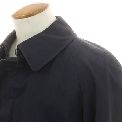 【中古】マッキントッシュ ロンドン MACKINTOSH LONDON ポリウレタンコーティングコットン ステンカラーコート ネイビー【 M 】【 状態ランクC 】【 メンズ 】