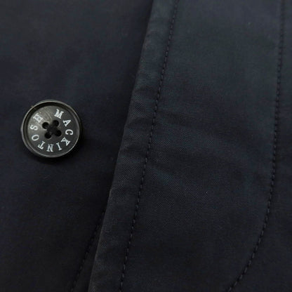 【中古】マッキントッシュ ロンドン MACKINTOSH LONDON ポリウレタンコーティングコットン ステンカラーコート ネイビー【 M 】【 状態ランクC 】【 メンズ 】