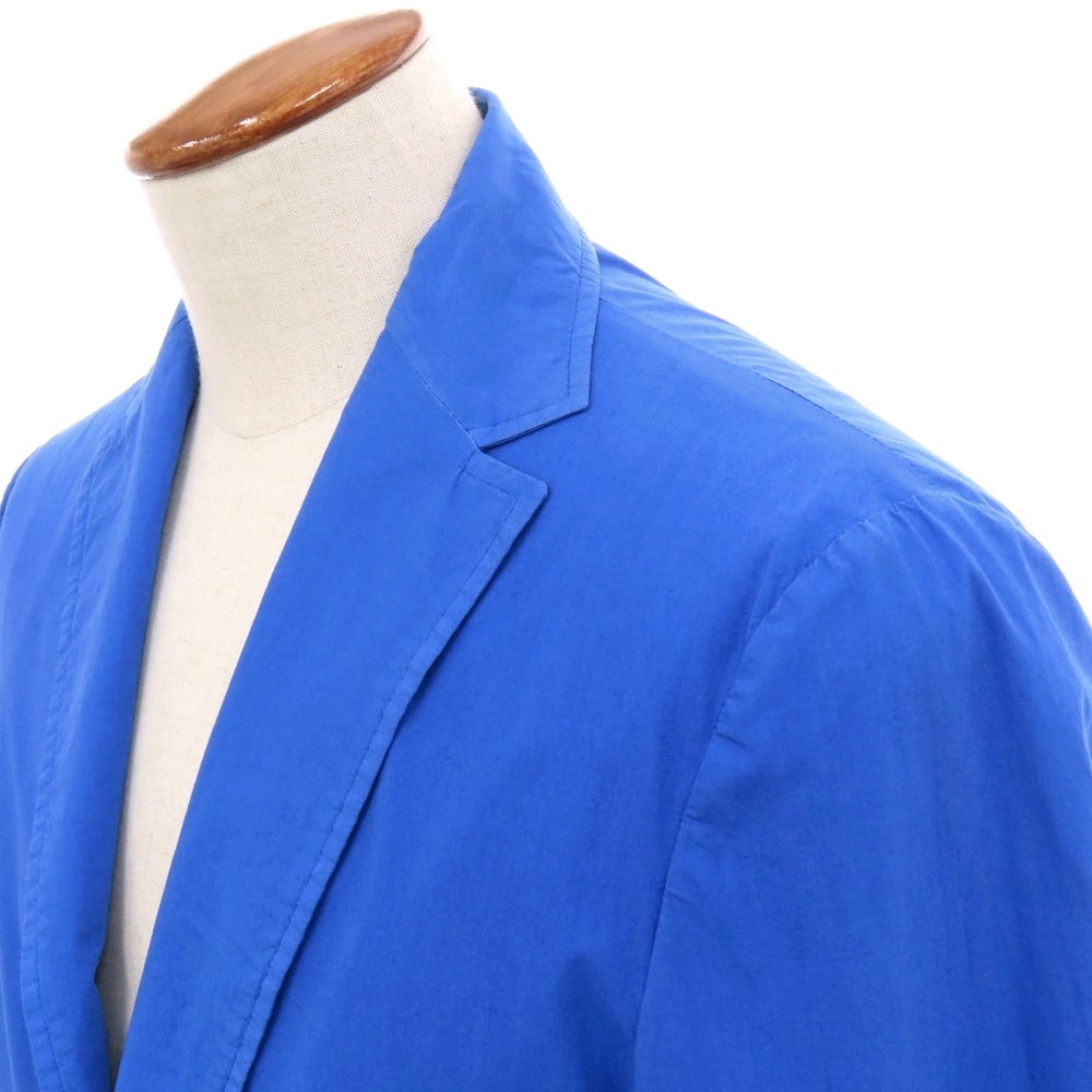 【中古】ティージャケット T-JACKET T-Earth ストレッチ コットン 2B カジュアルジャケット ブルー【 M 】【 状態ランクC 】【 メンズ 】