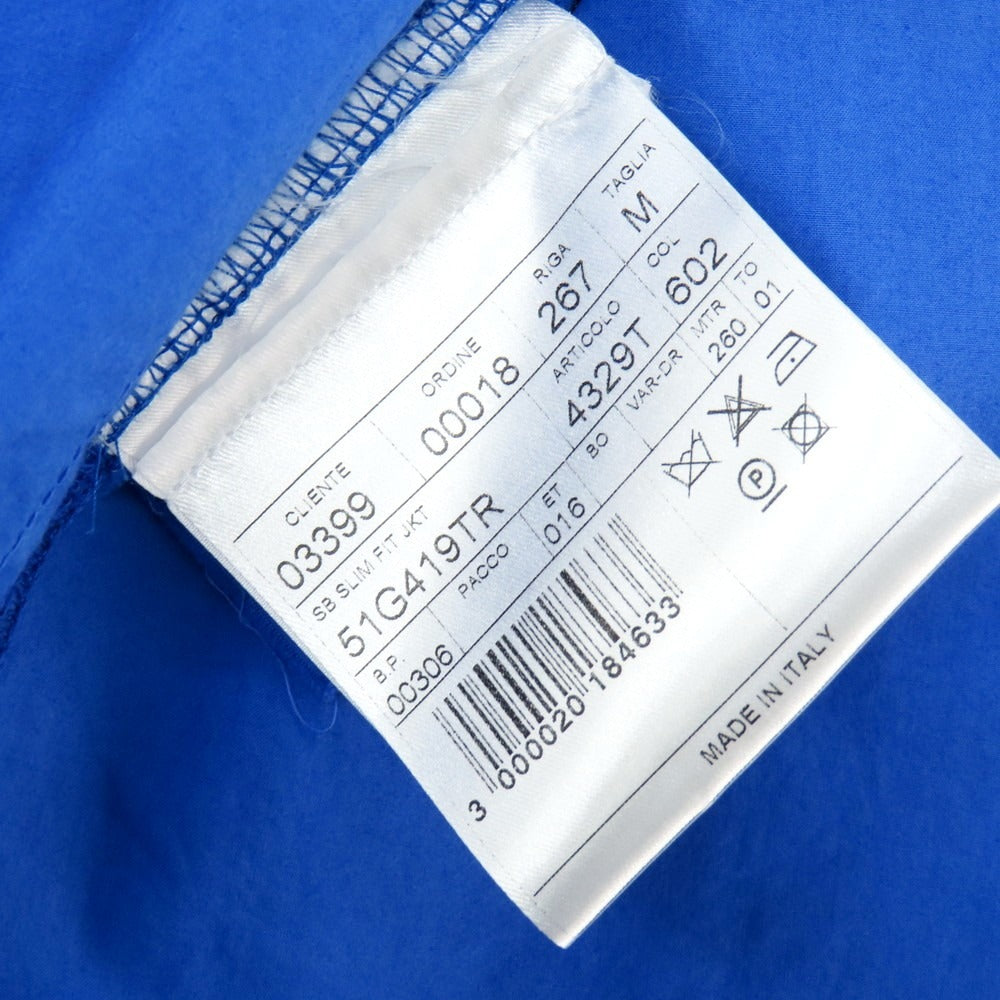 【中古】ティージャケット T-JACKET T-Earth ストレッチ コットン 2B カジュアルジャケット ブルー【 サイズM 】【 状態ランクC 】【 メンズ 】 [DPD]