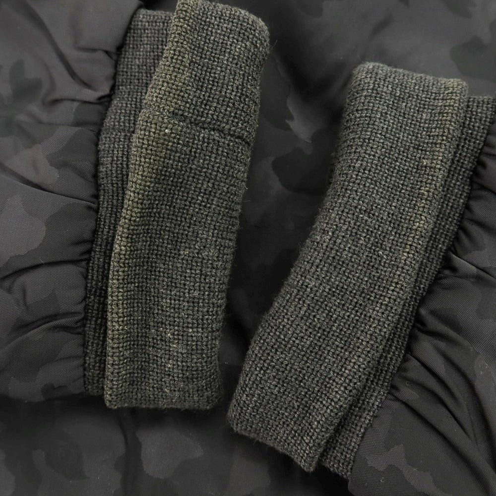 【中古】イレブンティ eleventy ナイロン カモフラ ダブルジップ フーデッドブルゾン グレー【 S 】【 状態ランクC 】【 メンズ 】