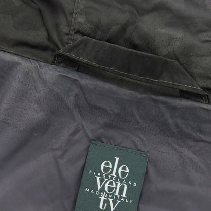 【中古】イレブンティ eleventy ナイロン カモフラ ダブルジップ フーデッドブルゾン グレー【 S 】【 状態ランクC 】【 メンズ 】