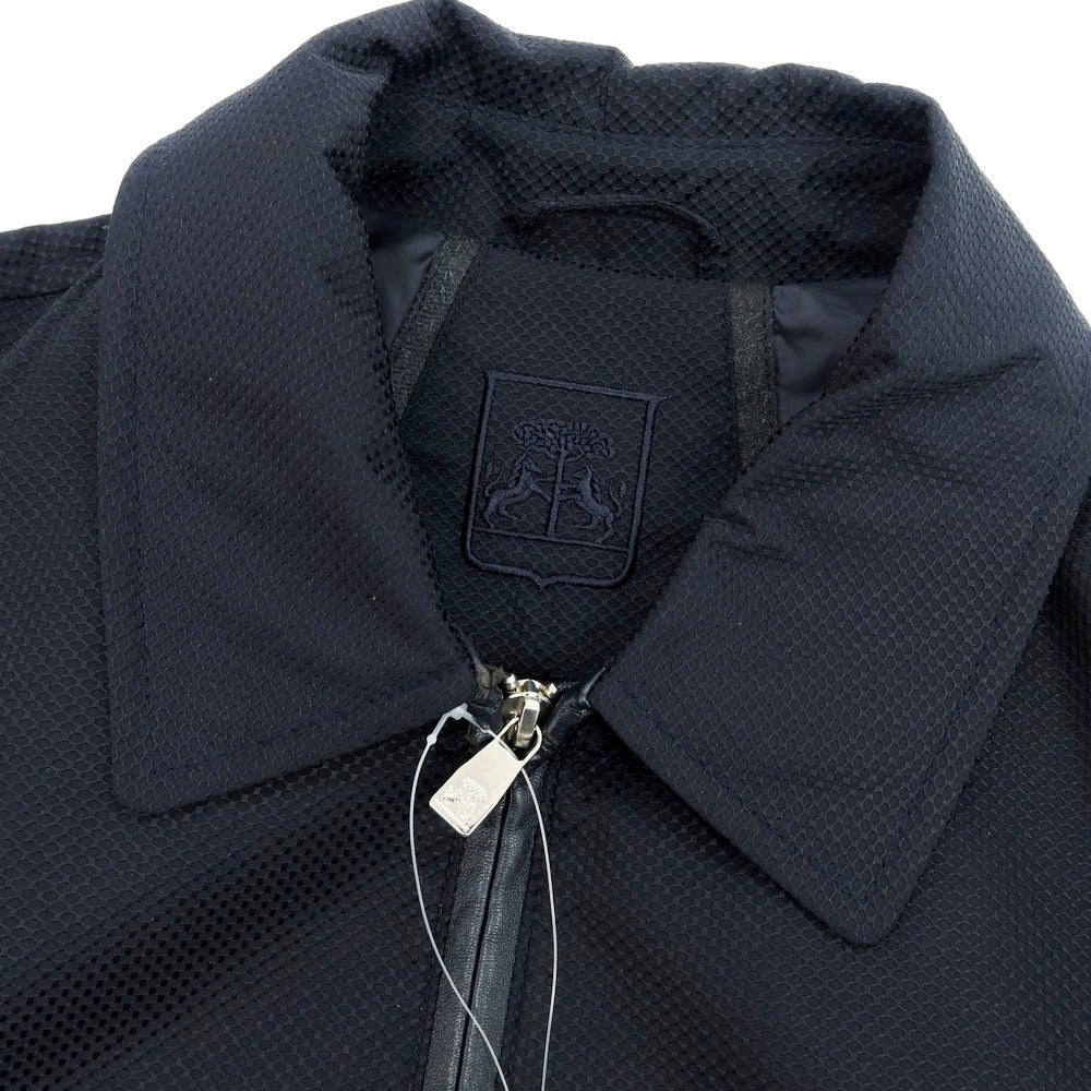 【中古】コルネリアーニ CORNELIANI ポリエステル ジップアップ スイングトップ ネイビー【 サイズ46 】【 状態ランクC 】【 メンズ 】 [CPD]