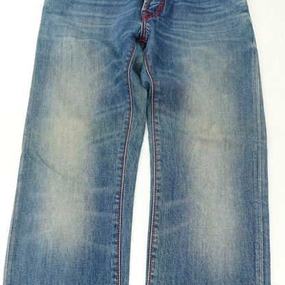 【中古】ヤコブコーエン JACOB COHEN J622 ストレッチ コットン ジーンズ デニムパンツ ライトブルー【 31 】【 状態ランクD 】【 メンズ 】