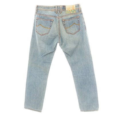 【中古】ヤコブコーエン JACOB COHEN J622 コットン ジーンズ デニムパンツ ライトブルー【 32 】【 状態ランクD 】【 メンズ 】