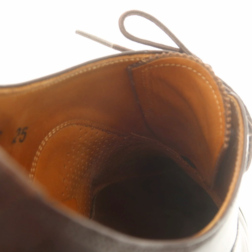 【中古】スコッチグレイン SCOTCH GRAIN ストレートチップ ドレスシューズ ブラウン【 25 】【 状態ランクC 】【 メンズ 】