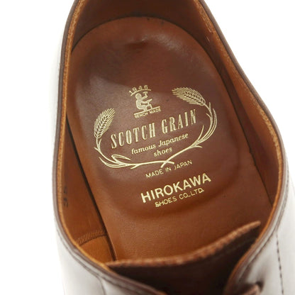 【中古】スコッチグレイン SCOTCH GRAIN ストレートチップ ドレスシューズ ブラウン【 25 】【 状態ランクC 】【 メンズ 】