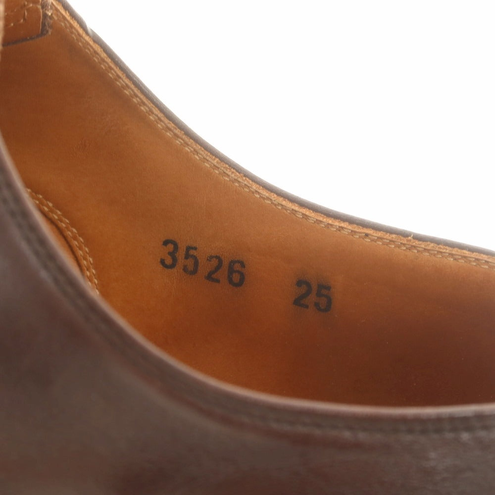 【中古】スコッチグレイン SCOTCH GRAIN ストレートチップ ドレスシューズ ブラウン【 25 】【 状態ランクC 】【 メンズ 】