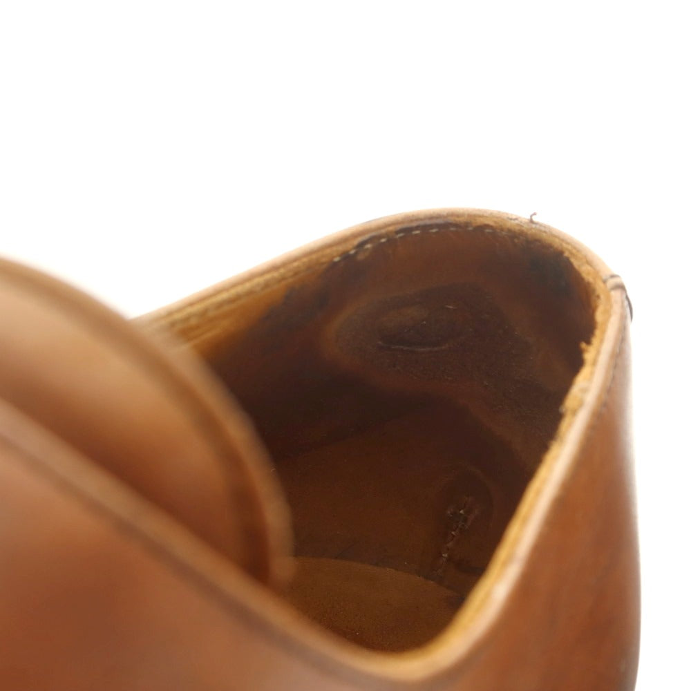 【中古】クロケットアンドジョーンズ CROCKETT&amp;JONES BURGHLEY ダブルモンク ドレスシューズ ブラウン【 7EE 】【 状態ランクC 】【 メンズ 】