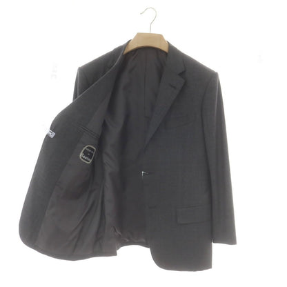【中古】ボストンテーラー BOSTON TAILOR ウール スリーピース 3つボタンスーツ ダークグレー【 表記なし（S位） 】【 状態ランクB 】【 メンズ 】