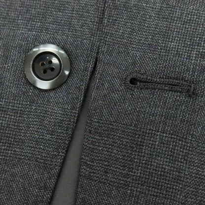 【中古】ボストンテーラー BOSTON TAILOR ウール スリーピース 3つボタンスーツ ダークグレー【 表記なし（S位） 】【 状態ランクB 】【 メンズ 】