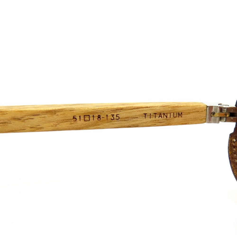 【中古】オブジェ OBJ × SPIGOLA サングラス ベージュxシルバー【 51□18 135 】【 状態ランクB 】【 メンズ 】