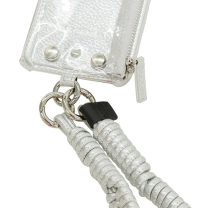 【中古】【未使用】エーシーン A SCENE iPhone12pro ショルダーストラップ付きスマホケース シルバー【 状態ランクS 】【 ユニセックス 】