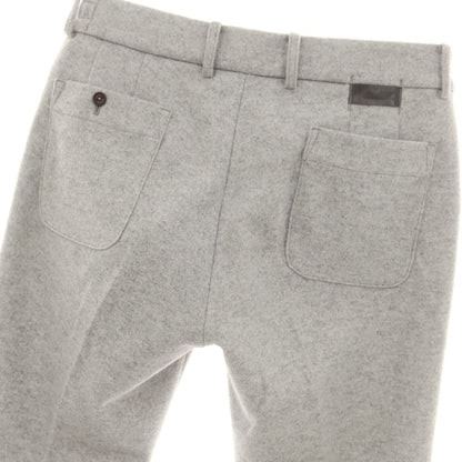 【中古】ザ チノ リヴァイブド THE CHINO REVIVED ポリエステルアクリルレーヨン ジャージー イージースラックスパンツ ライトグレー【 85 】【 状態ランクA 】【 メンズ 】