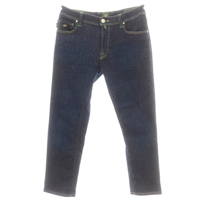 【中古】トラマロッサ Tramarossa ストレッチ コットンポリエステル ジーンズ デニムパンツ ネイビー【 34 】【 状態ランクB 】【 メンズ 】