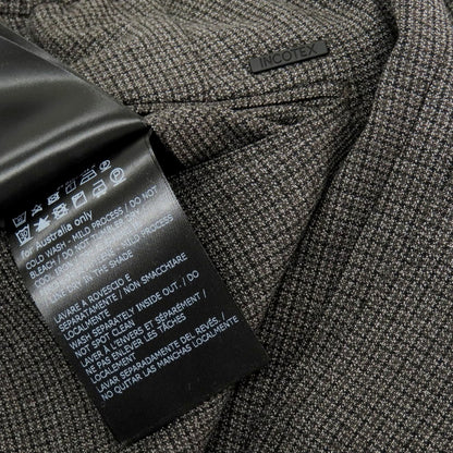 【中古】インコテックス スローウェア INCOTEX SLOWEAR ストレッチ ポリエステルウール チェック イージースラックスパンツ ダークウォームグレーxブラック【 50 】【 状態ランクB 】【 メンズ 】