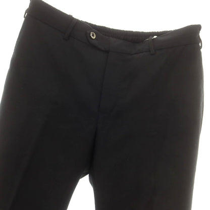 【中古】ピーティートリノ PT TORINO ストレッチ ウール イージースラックスパンツ ブラック【 50 】【 状態ランクB 】【 メンズ 】