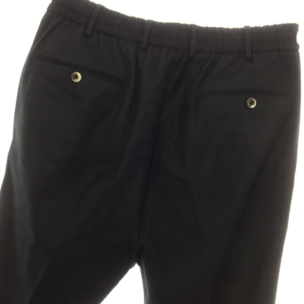 【中古】ピーティートリノ PT TORINO ストレッチ ウール イージースラックスパンツ ブラック【 サイズ50 】【 状態ランクB 】【 メンズ 】 [CPD]